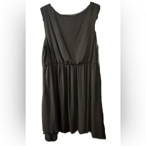 Torrid‎ Black Empire Waisted Studded Strappy Chiffon Dress Size 1 - Picture 7 of 10